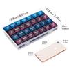 XL Monthly Pill Organizer 1 Time a Day, 4 Week Pill Case Compartments, Yaklim Weekly Vitamin Organizer Extra Large, Medicine Container for Daily Pill Keeper view 2