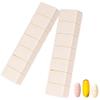 2Pack Weekly Pill Organizer,Extra Large 7 Days Cute Pill Cases Travel Daily Pill Box for Vitamin Medicine Fish Oil, Calcium Tablets Supplements view 1