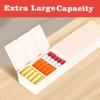 2Pack Weekly Pill Organizer,Extra Large 7 Days Cute Pill Cases Travel Daily Pill Box for Vitamin Medicine Fish Oil, Calcium Tablets Supplements view 4