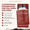 Ancestral Supplements Grass Fed Blood is Blood, Liver & Spleen Formula, 500mg, Grass Fed Beef Supplement, Red & White Blood Cell Formation, Immune and Heart Health Support, Non GMO, 180 Capsules view 2