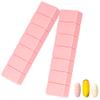 2Pack Weekly Pill Organizer,Extra Large 7 Days Cute Pill Cases Travel Daily Pill Box for Vitamin Medicine Fish Oil, Calcium Tablets Supplements view 1