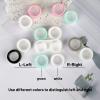 12Pcs Contact Lens Case Portable Color Contact Lenses Cases Eye Contacts Case Holder Container for Left/Right Eyes Durable Soak Storage Kit One Year Bulk Supply view 3