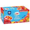 Dole Fruit Bowls Peaches in Strawberry Flavored Gel Snacks, 4.3oz 12 Total Cups, Gluten & Dairy Free, Bulk Lunch Snacks for Kids & Adults view 1
