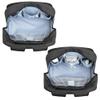 CURMIO CPAP Travel Backpack Compatible for ResMed AirSense 9, AirSense 10, AirSense 11, Philips System One, CPAP Carry On Bag for CPAP Machine & Supplies, Black, Patent Design view 3