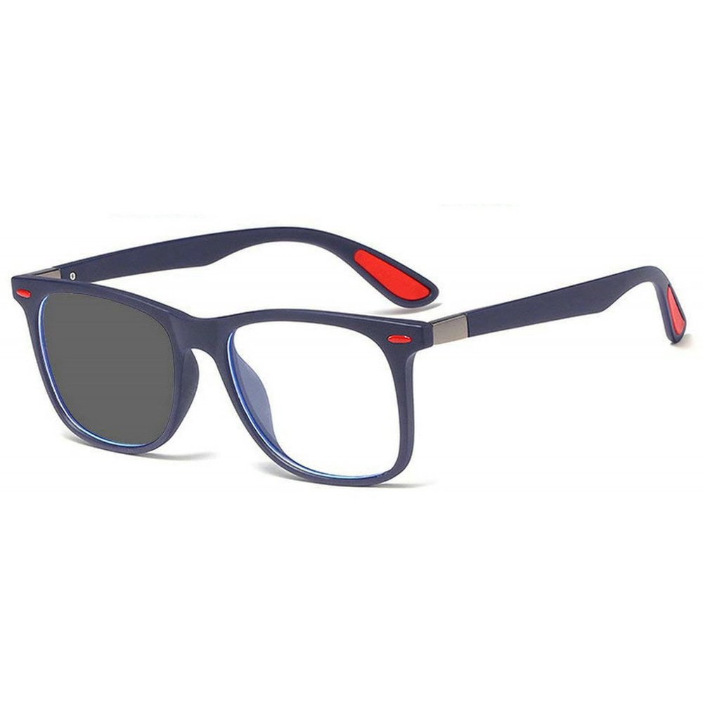 2020 New Transition Sunglasses Photochromic Reading Glasses for Men Square Presbyopia Eyewear +1.0 To +4.0 (blue, 1.5 x)