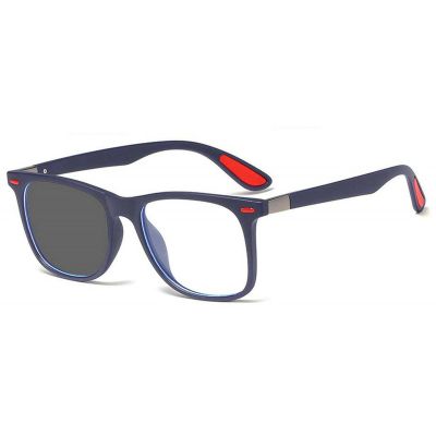 2020 New Transition Sunglasses Photochromic Reading Glasses for Men Square Presbyopia Eyewear +1.0 To +4.0 (blue, 1.25 x)