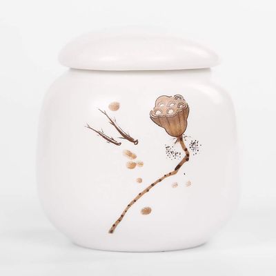 Jars Canisters Pet Cremation Urn Handmade Ceramics Memorial Urn Small Keepsake Funeral Urns for your Lovely Cat/Pet 10/14 (Color : F)