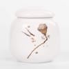 Jars Canisters Pet Cremation Urn Handmade Ceramics Memorial Urn Small Keepsake Funeral Urns for your Lovely Cat/Pet 10/14 (Color : F) view 1