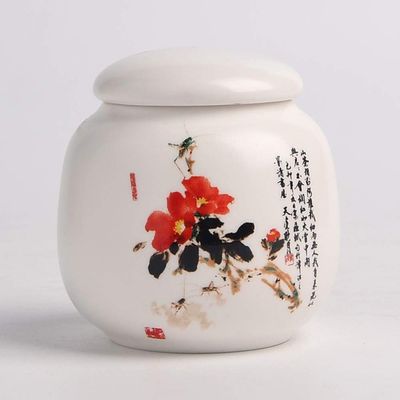 Jars Canisters Pet Cremation Urn Handmade Ceramics Memorial Urn Small Keepsake Funeral Urns for your Lovely Cat/Pet 10/14 (Color : C)