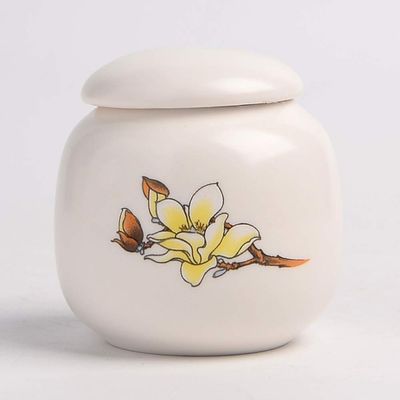 Jars Canisters Pet Cremation Urn Handmade Ceramics Memorial Urn Small Keepsake Funeral Urns for your Lovely Cat/Pet 10/14 (Color : N)