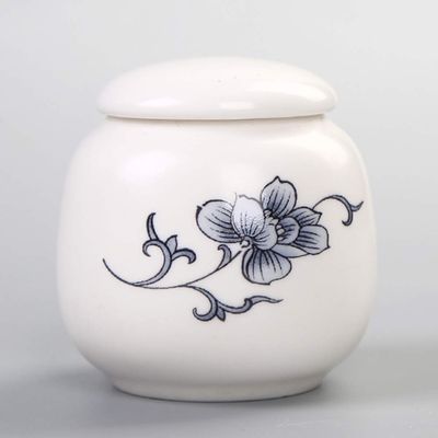 Jars Canisters Pet Cremation Urn Handmade Ceramics Memorial Urn Small Keepsake Funeral Urns for your Lovely Cat/Pet 10/14 (Color : K)