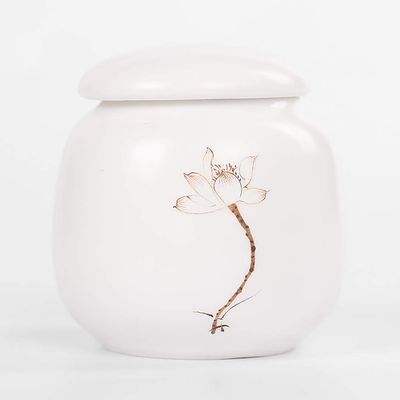 Jars Canisters Pet Cremation Urn Handmade Ceramics Memorial Urn Small Keepsake Funeral Urns for your Lovely Cat/Pet 10/14 (Color : I)