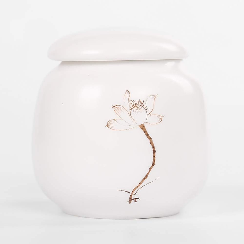 Jars Canisters Pet Cremation Urn Handmade Ceramics Memorial Urn Small Keepsake Funeral Urns for your Lovely Cat/Pet 10/14 (Color : I)