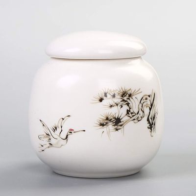 Jars Canisters Pet Cremation Urn Handmade Ceramics Memorial Urn Small Keepsake Funeral Urns for your Lovely Cat/Pet 10/14 (Color : M)