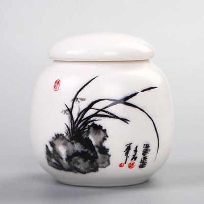 Jars Canisters Pet Cremation Urn Handmade Ceramics Memorial Urn Small Keepsake Funeral Urns for your Lovely Cat/Pet 10/14 (Color : A)