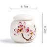 Jars Canisters Pet Cremation Urn Handmade Ceramics Memorial Urn Small Keepsake Funeral Urns for your Lovely Cat/Pet 10/14 (Color : D) view 2