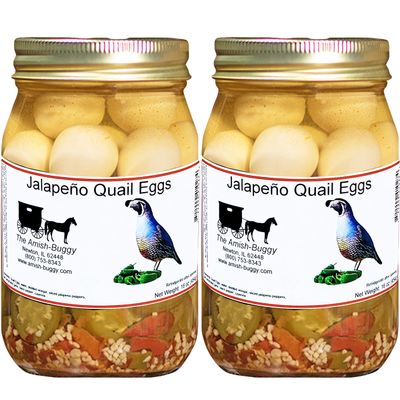 Pickled Quail Eggs (2-16 oz. jars) (Jalapeno Quail Eggs (2 Jar))
