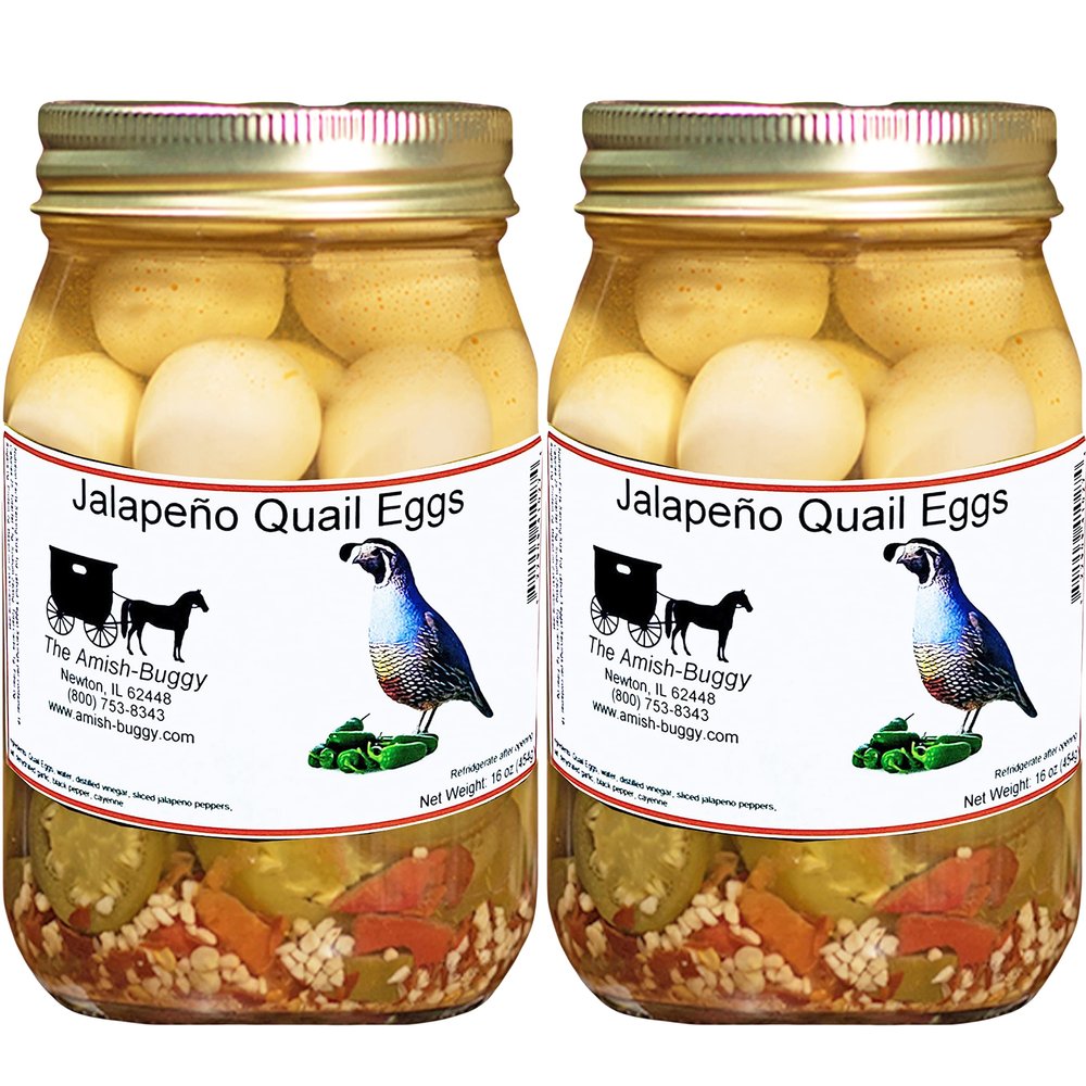 Pickled Quail Eggs (2-16 oz. jars) (Jalapeno Quail Eggs (2 Jar))