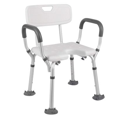 RTY-BY Sower Chair for Bathtub, Compact Shower Stool Lightweight Bath Tub Bench Chair with Non-Slip Seat Assist, Medical Adjustable Hight Bathroom Chair for Elderly, Disabled, Elderly