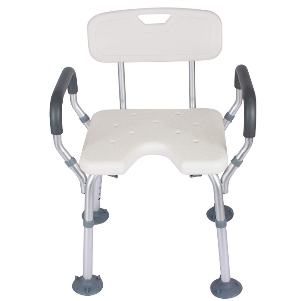 RTY-BY Shower Chairs for The Elderly, Shower Bench Seat for Disabled, Bath Stool for Showering, Adults Bathroom Bathtub Seat, with Handle and Backrest, Max. 150kg
