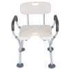 RTY-BY Shower Chairs for The Elderly, Shower Bench Seat for Disabled, Bath Stool for Showering, Adults Bathroom Bathtub Seat, with Handle and Backrest, Max. 150kg view 1