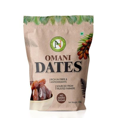 NatureVit Premium Omani Fard Dates  250g | Natural Sweetener | Rich in Fiber, Vitamins & Minerals | Healthy & Nutritious Snack | Vegan & Gluten-Free