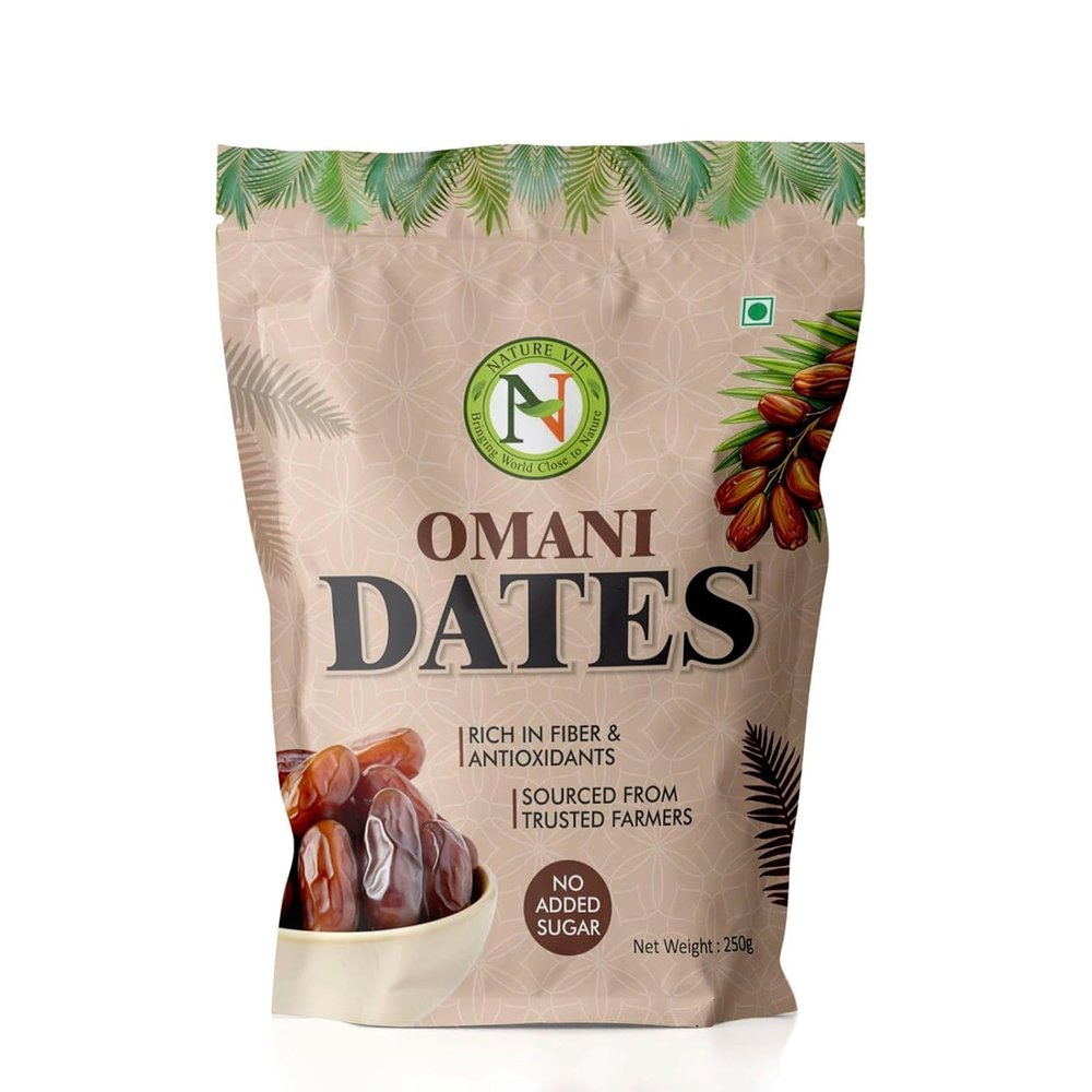 NatureVit Premium Omani Fard Dates  250g | Natural Sweetener | Rich in Fiber, Vitamins & Minerals | Healthy & Nutritious Snack | Vegan & Gluten-Free