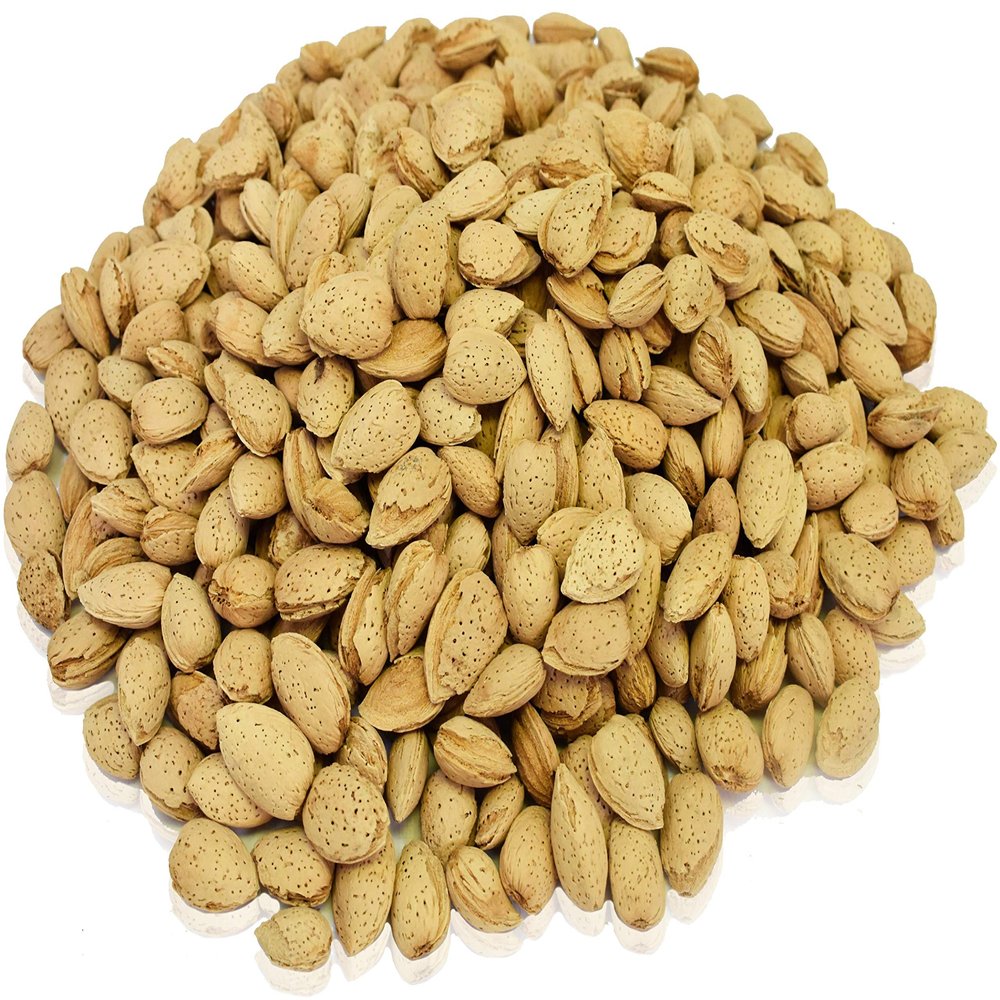 Anna and Sarah Almonds In Shell, Raw, Natural, Whole, Jumbo California Almonds, in Resealable Bag, 4 Lbs