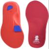 Vasyli Custom Full Length Insoles, Red, X-Large, Heel Grid Reduces Slippage, Firm Density, Biomechanical Control, Fast & Effective Pain Relief, Treats Pronation, Built-In Rearfoot Varus Angle view 1