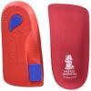 Vasyli Custom 3/4 Length Insoles, Red, Small, Fast & Effective Pain Relief, Solid Biomechanical Control, Firm Density, High Performance Orthotic, Athletes, Overweight Patients, Heat Moldable view 1