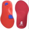 Vasyli Custom Full Length Insoles, Red, XX-Large, Heel Grid Reduces Slippage, Firm Density, Biomechanical Control, Fast & Effective Pain Relief, Treats Pronation, Built-In Rearfoot Varus Angle view 1