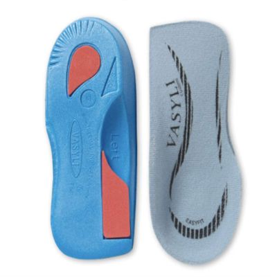 Vasyli Custom Easyfit Insoles, Large, Fast & Effective Pain Relief, Medium Density, Mild Support, Functional Biomechanical Control, Lateral Cut-Away, Hard-to-Fit Footwear, Heat Moldable