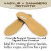 Vasyli+Dananberg 1st Ray Orthotic, X-Large, 1st Ray Function, Removable Distal & Proximal Plugs, Full-Length Insole, Low Resistance to Joint, Heat Moldable, Rear Foot Control, Lasting Pain Relief view 3
