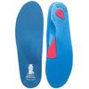 Vasyli Custom Full Length Insoles, Blue, Large, Heel Grid Reduces Slippage, Medium Density, Biomechanical Control, Effective Pain Relief, Treats Pronation, Built-In Rearfoot Varus Angle view 1