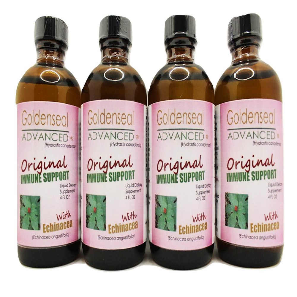 Goldenseal-Echinacea Immune Support 4 oz. | Hydrastis Canadensis-Echinacea angustifolia | Farm Direct | Pack of 4