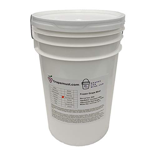 2020 Chardonnay Bucket Frozen Grape Must 6 Gallons - Livermore Valley California