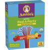Annie's Organic Fruit Peel-A-Parts Fruit Flavored Snacks, Strawberry and Fruit Punch, Gluten Free, Vegan, Variety Pack, 12 Count, 6.7 oz view 1