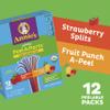 Annie's Organic Fruit Peel-A-Parts Fruit Flavored Snacks, Strawberry and Fruit Punch, Gluten Free, Vegan, Variety Pack, 12 Count, 6.7 oz view 3