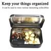 AKOAK 3 Pcs 3.7 x 2.4 x 0.8 Inches Black Rectangular Empty Hinged Tins Box Containers for First Aid Kit,Survival Kits,Storage,Herbs,Pills,Crafts and More view 4