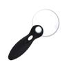 10x Frameless Handheld Magnifying Glass with LED LightHD Reading Magnifier for The Elderly with 20x Auxiliary Mirror view 2