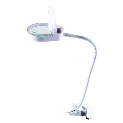 10X LED Illumination Magnifier for Reading Powerful Large Lens Magnifier with Lights White