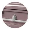 Titan Casket Andover Series Steel Funeral Casket for Humans (Orchid) Handcrafted Steel Casket with Orchid Finish with Crepe Interior view 4
