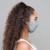 American Mask Group 2-Pack Reusable Washable Cloth Face Masks - Unisex Adult Face Covering With Adjustable Ear Loops - Dual Layer 100% Cotton - Soft & Breathable Fabric Face Mask - Heather Grey view 3