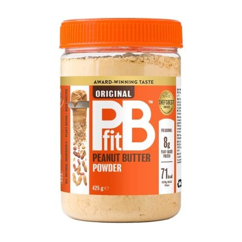 BetterBody Foods PBfit- All-Natural Peanut Butter Powder 15 oz, Peanut Butter Powder from Real Roasted Pressed Peanuts, Low in Fat High in Protein, Natural Ingredients