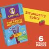 Annie's Organic Peel-A-Parts Fruit Flavored Snacks, Strawberry Splits, Gluten Free, 6 Count, 3.3 oz view 3