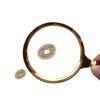 Handheld Magnifier 6X Magnifying Glass Wooden Detachable Handle Magnifying Mirror Zinc Alloy Frame Magnifying Lens for Home Learning Reading and Fault Finding view 4