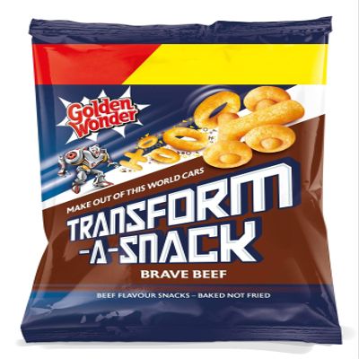Golden Wonder Transformers Beef - 30g - Pack of 8