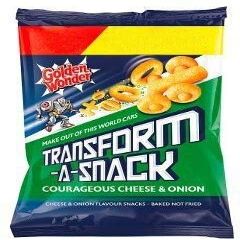 Golden Wonder Transformers Cheese & Onion - 30g - Pack of 12