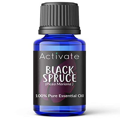 Activate Black Spruce Essential Oil 100% Pure, Premium Grade, Undiluted, Natural, Aromatherapy & Diffuser Use 10ml