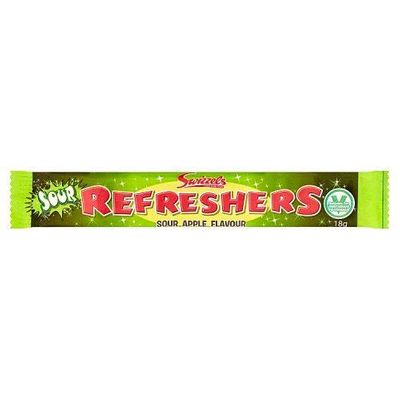 Refreshers Sour Apple Chew Bar - 18g - Pack of 4